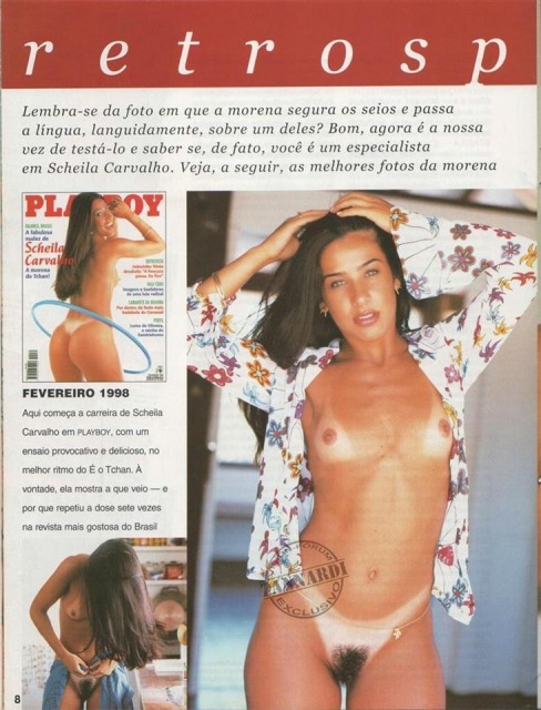 Scheila Carvalho con falda 58